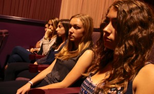 OVS student-journalists listen in as E-Team documentarians answer questions about their film -- Photo by Kai Lin