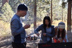 As with all camping trips, the recent stargazing camp trip would not have been complete without some good camp food -- Photo by Sunny Chang