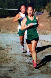 Senior captain Ally Feiss powers to a 10th place finish at the Condor League final -- photo by John Boyd
