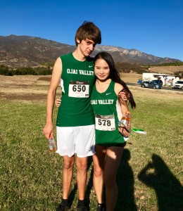 OVS runners Jacob Tadlock and Gilim Bae paced their teams to top finishes this week at Besant Hill -- Photo by Fred Alvarez