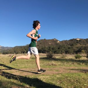 Junior Sam Desmond had the race of his life at the Condor League final, turning in a personal best performance -- Photo by Alex Alvarez