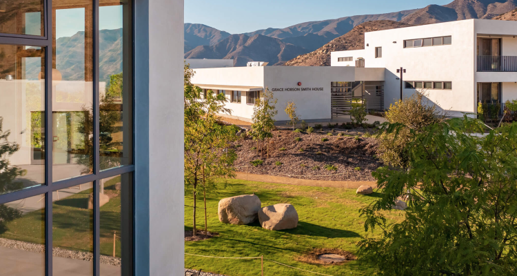 The Grace Hobson Smith House girls dormitory as seen from the Littlefield Student Commons -- Photo provided by Ojai Valley School